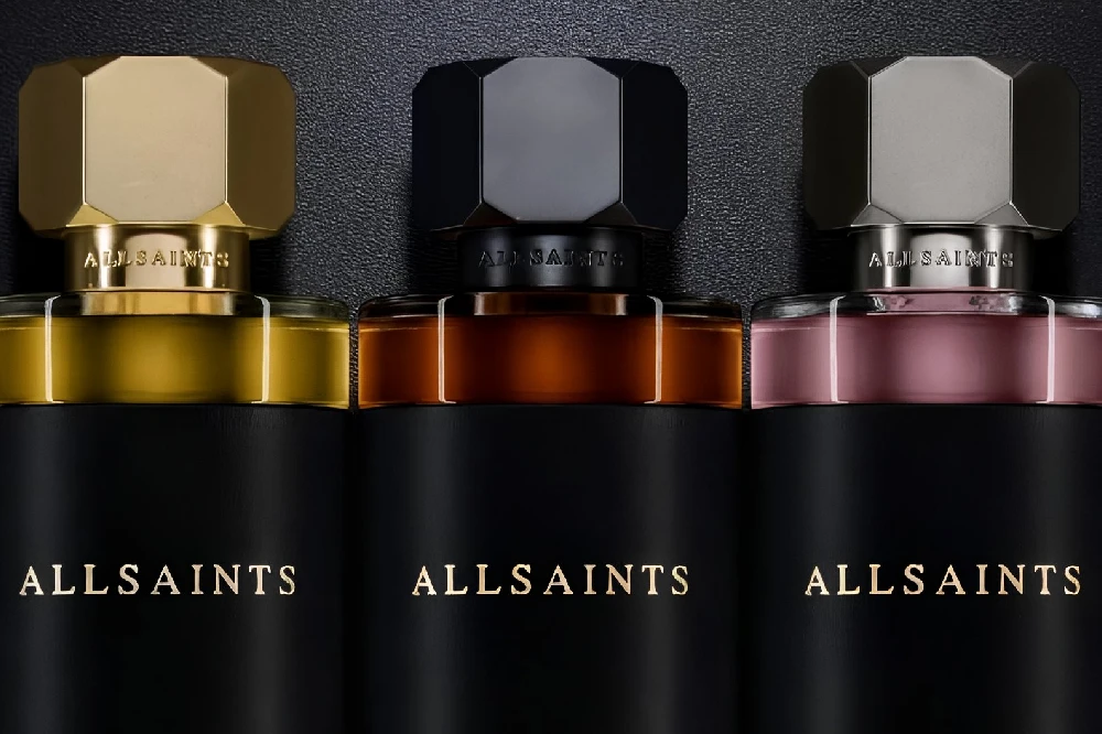 AllSaints Shoreditch Leather, Ravaged Rose ve Sunset Riot Intense Parfüm