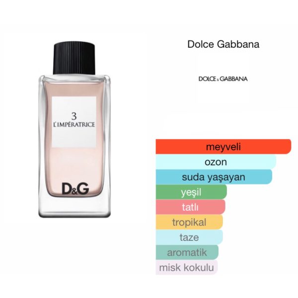 Dolce & Gabbana L`imperatrice 3 EDT 100 ML Kadın Parfüm - Görsel 2