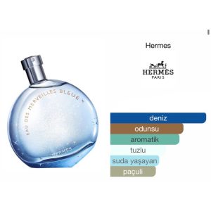 Alternative view of Hermes Eau Des Merveilles Bleue EDT 100 ML Kadın Parfüm